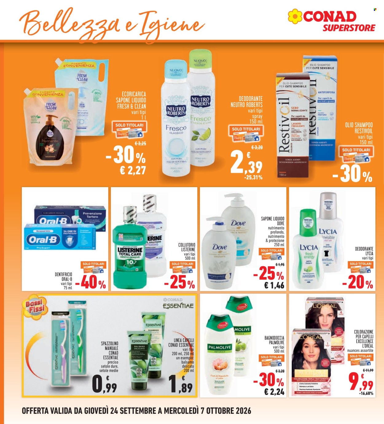 Volantino Conad - 24/9/2026 - 7/10/2026. Pagina 20
