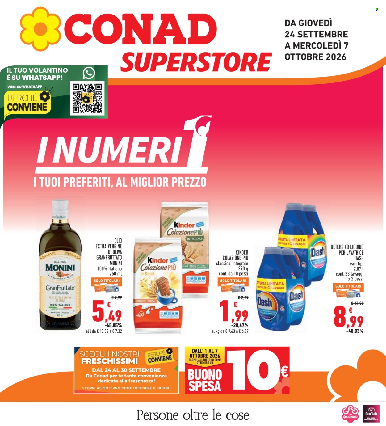 Volantino Conad - 24/9/2026 - 7/10/2026. Pagina 1