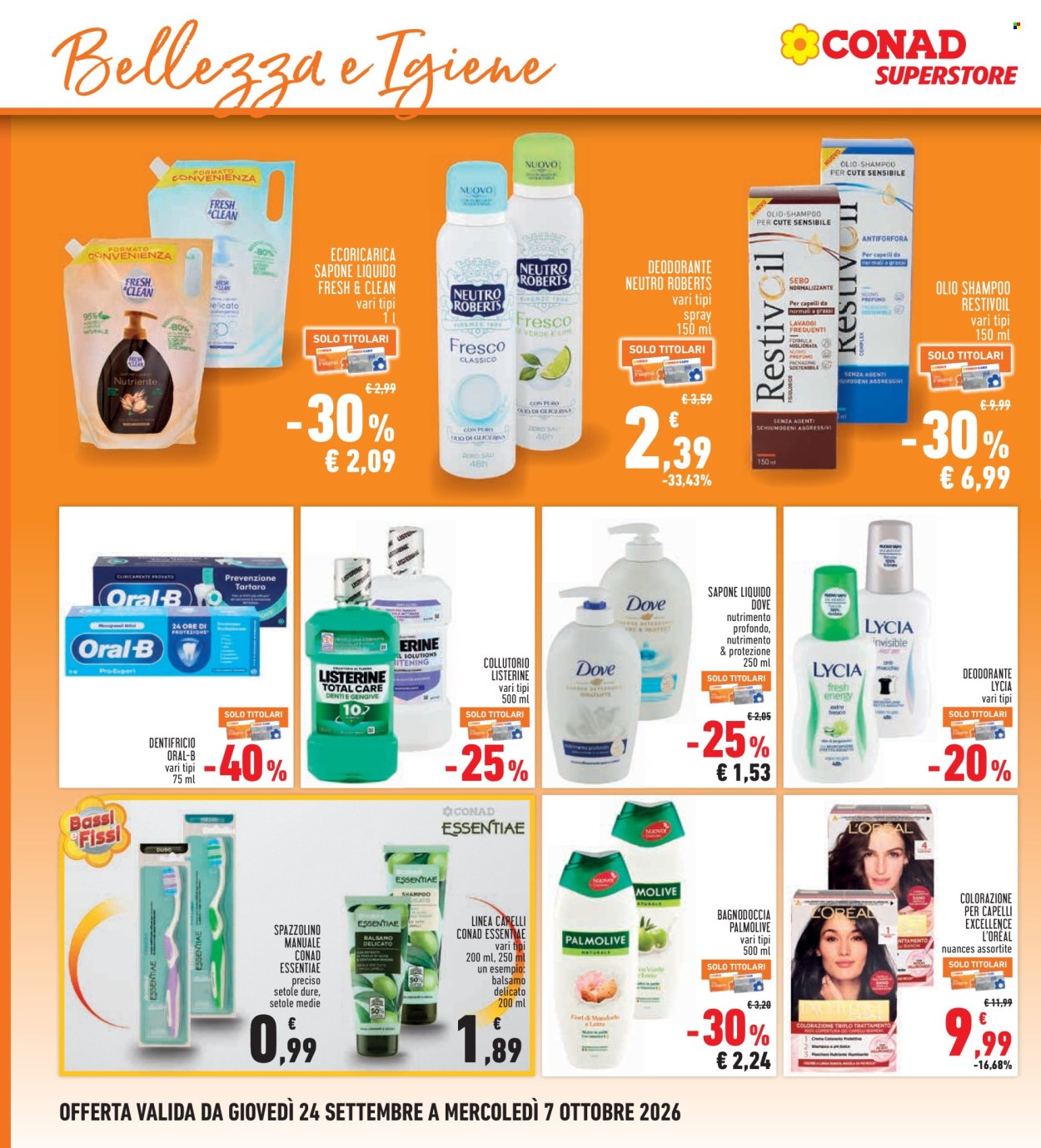 Volantino Conad - 24/9/2026 - 7/10/2026. Pagina 20