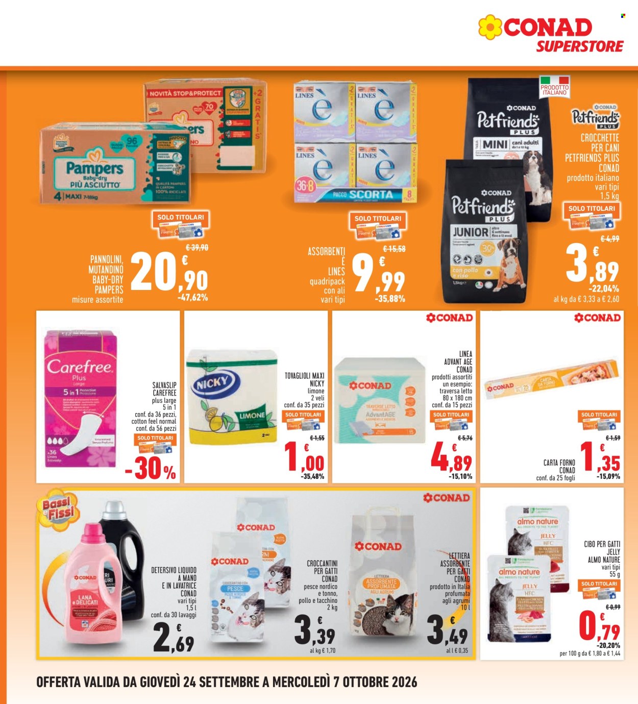 Volantino Conad - 24/9/2026 - 7/10/2026. Pagina 24