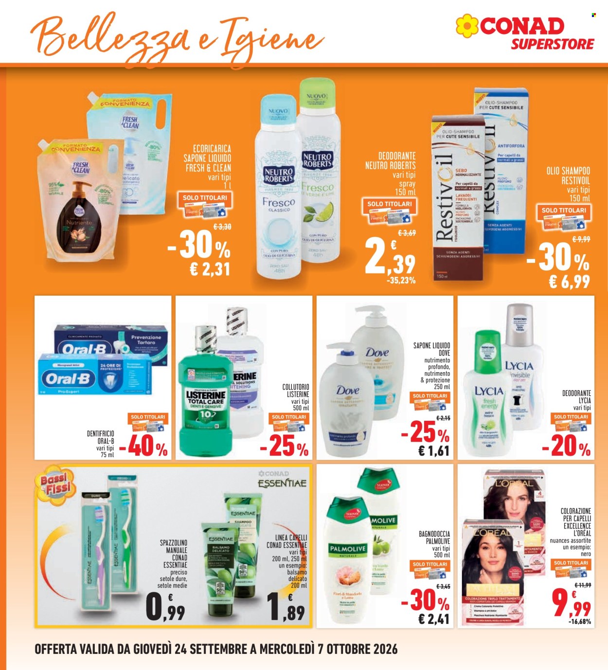 Volantino Conad - 24/9/2026 - 7/10/2026. Pagina 20