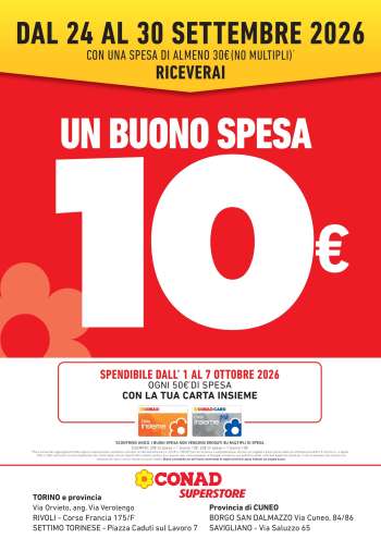 Volantino Conad - 24/9/2026 - 30/9/2026.