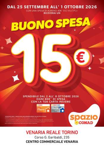Volantino Spazio Conad - 25/9/2026 - 1/10/2026.