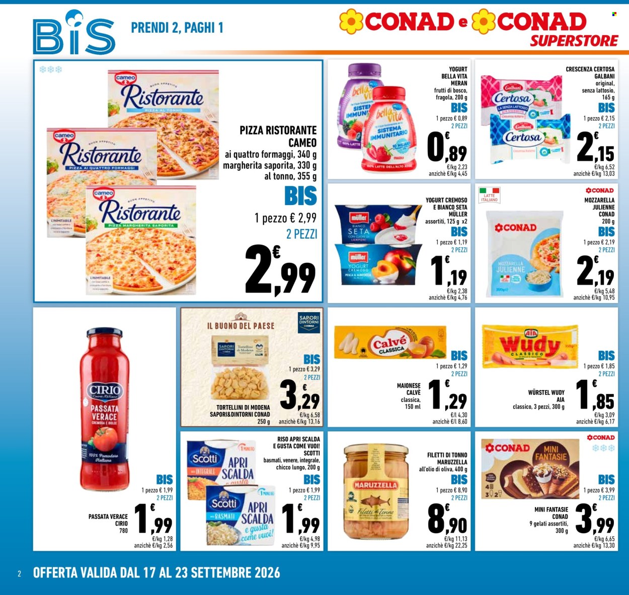 Volantino Conad Superstore - 17/9/2026 - 23/9/2026. Pagina 2
