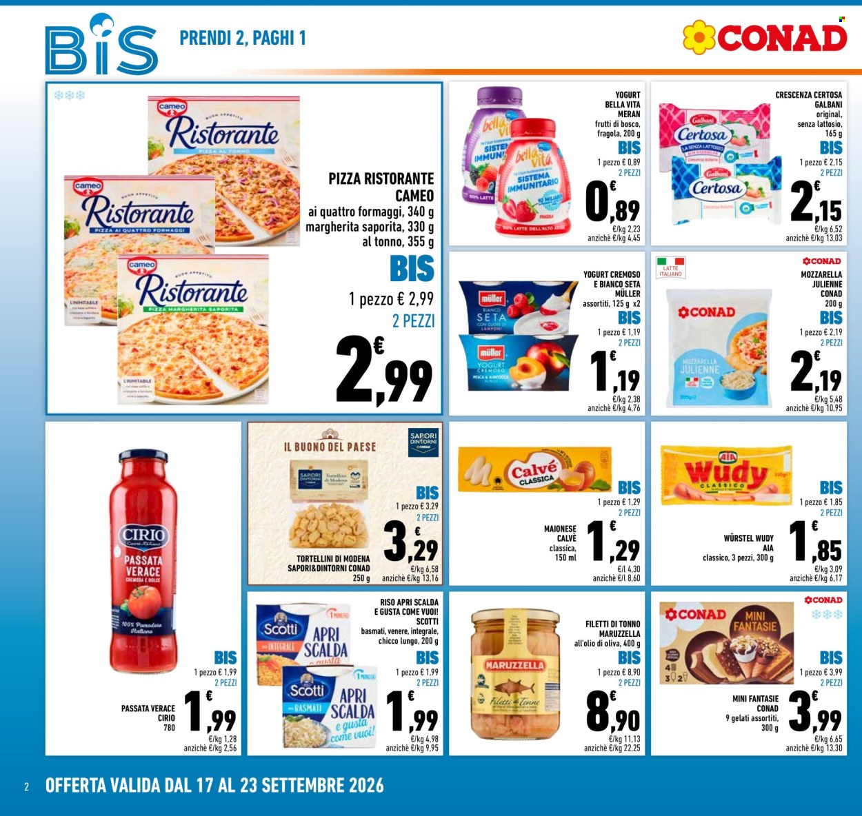 Volantino Conad - 17/9/2026 - 23/9/2026. Pagina 2