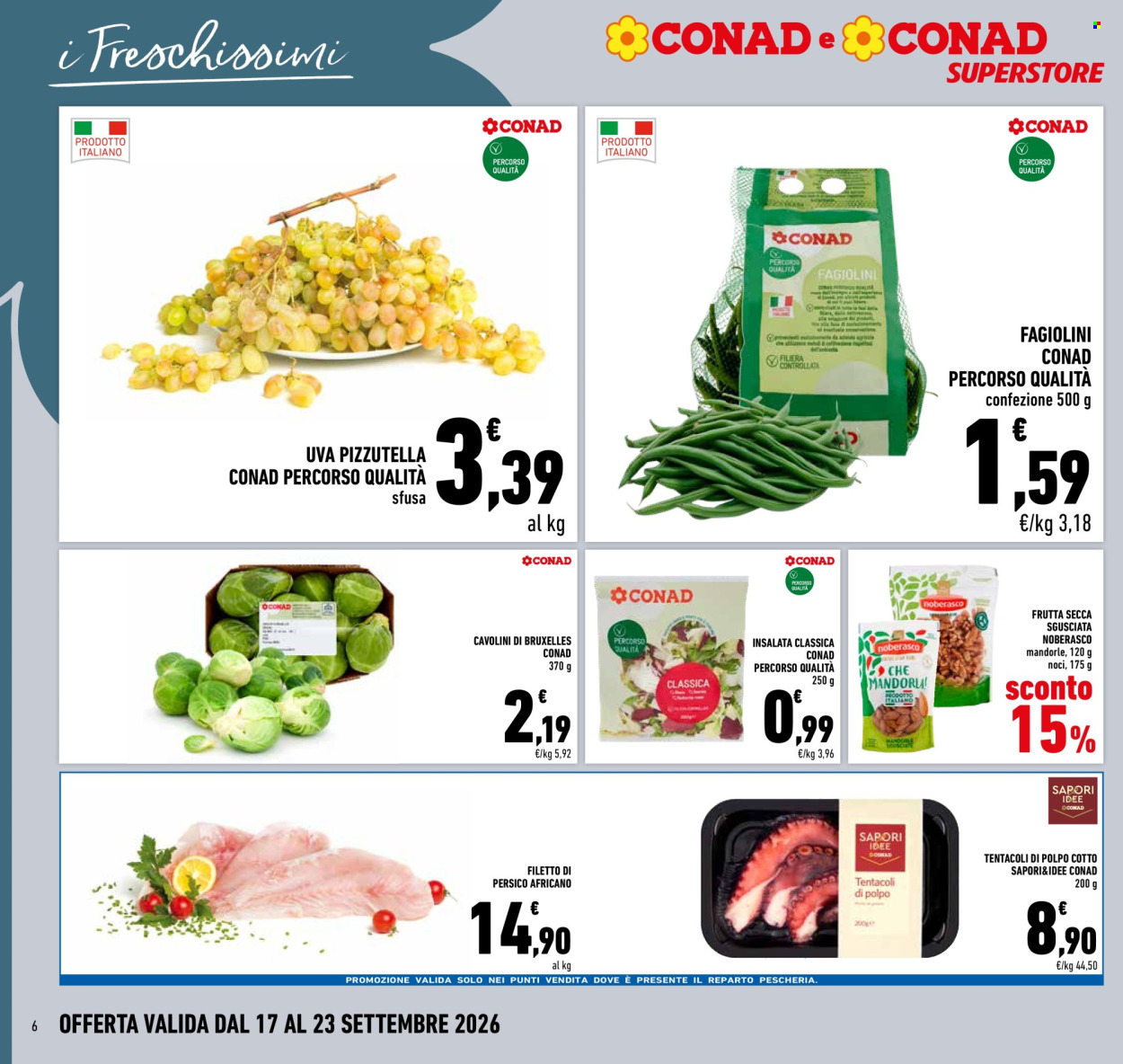 Volantino Conad Superstore - 17/9/2026 - 23/9/2026. Pagina 6