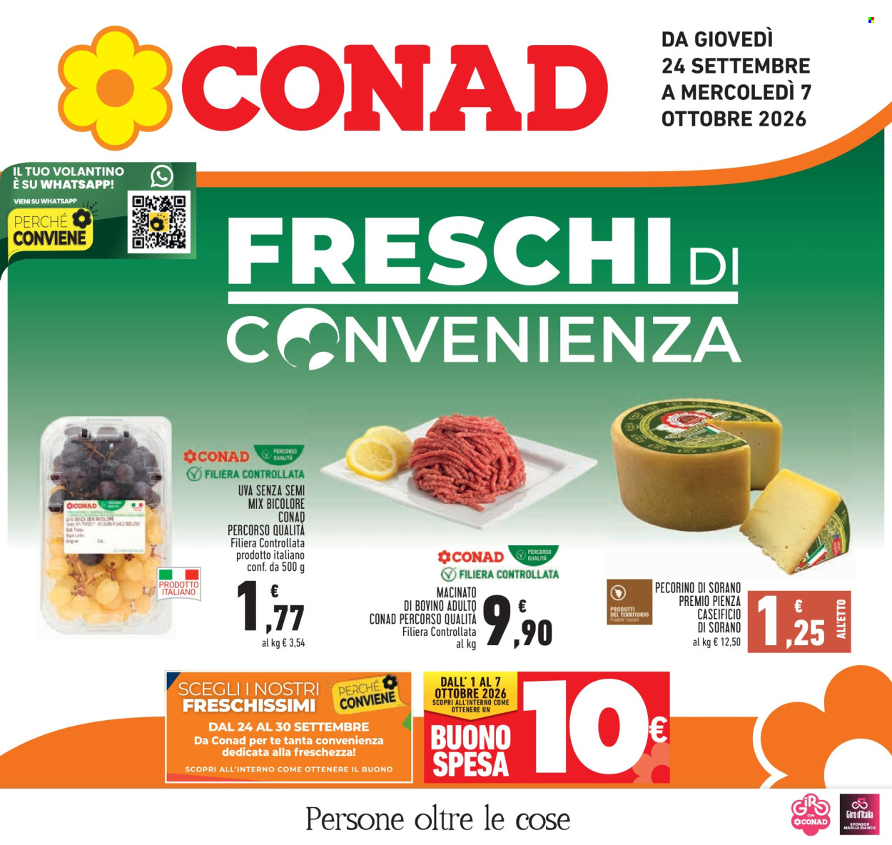 Volantino Conad - 24/9/2026 - 7/10/2026. Pagina 1