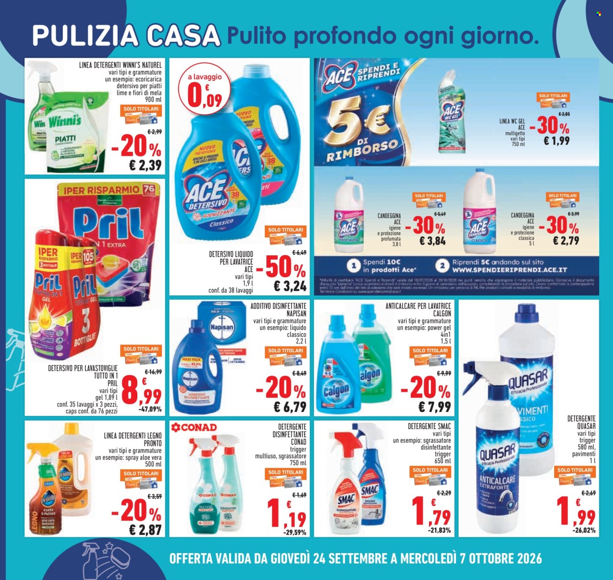 Volantino Conad - 24/9/2026 - 7/10/2026. Pagina 20