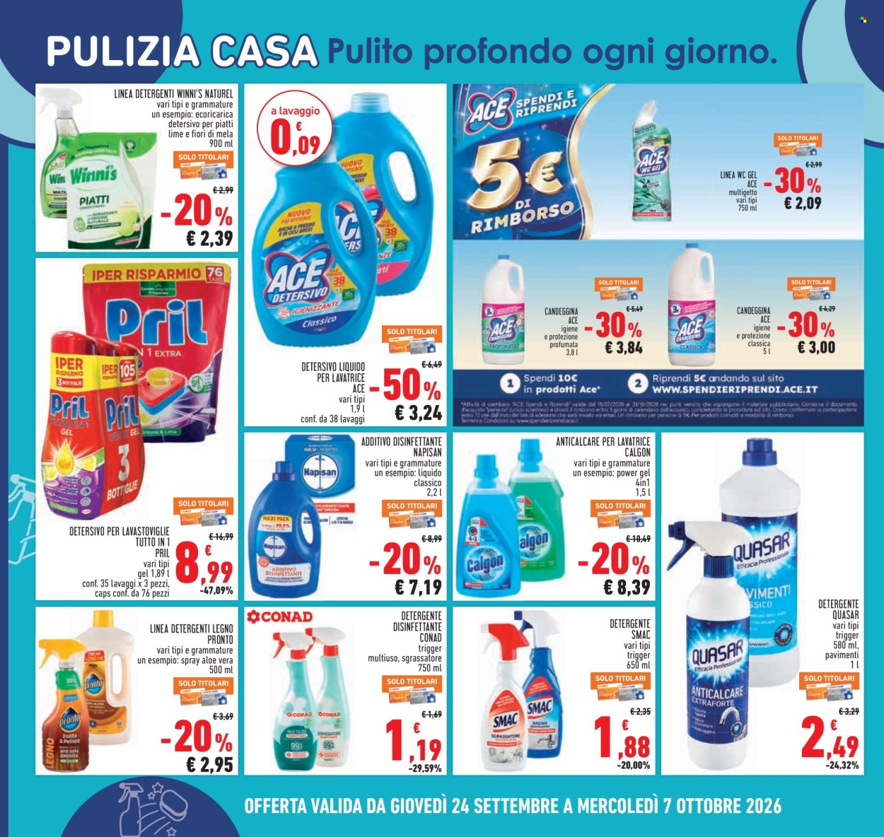 Volantino Conad - 24/9/2026 - 7/10/2026. Pagina 20
