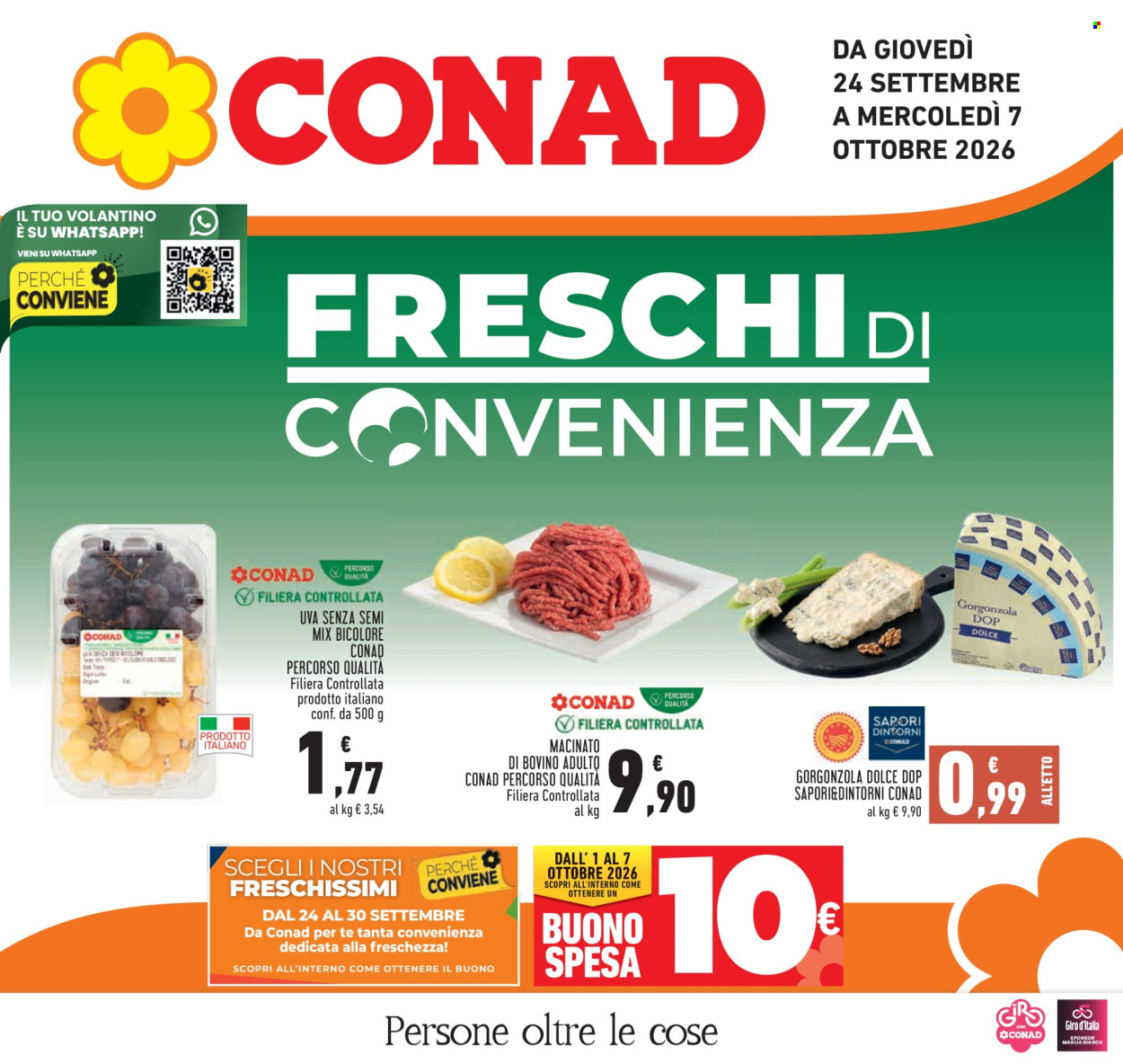 Volantino Conad - 24/9/2026 - 7/10/2026. Pagina 1