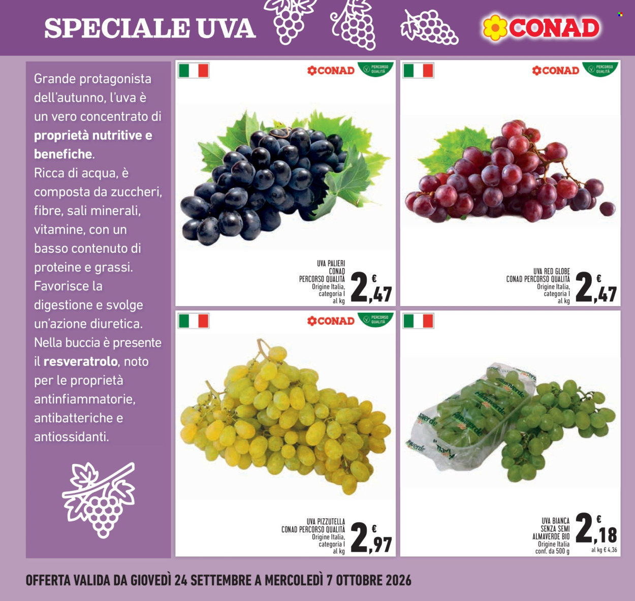 Volantino Conad - 24/9/2026 - 7/10/2026. Pagina 8