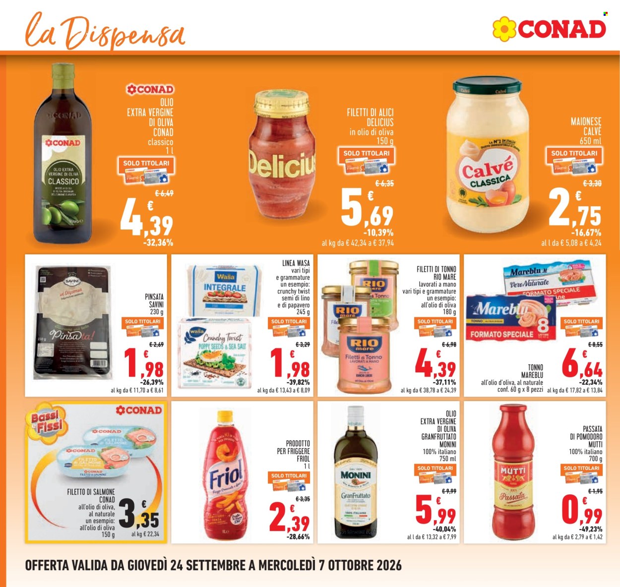 Volantino Conad - 24/9/2026 - 7/10/2026. Pagina 14