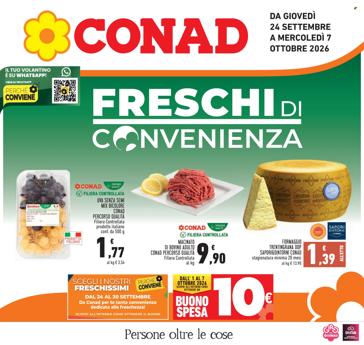 Volantino Conad - 24/9/2026 - 7/10/2026. Pagina 1