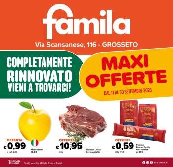 Volantino Famila - 17/9/2026 - 30/9/2026.