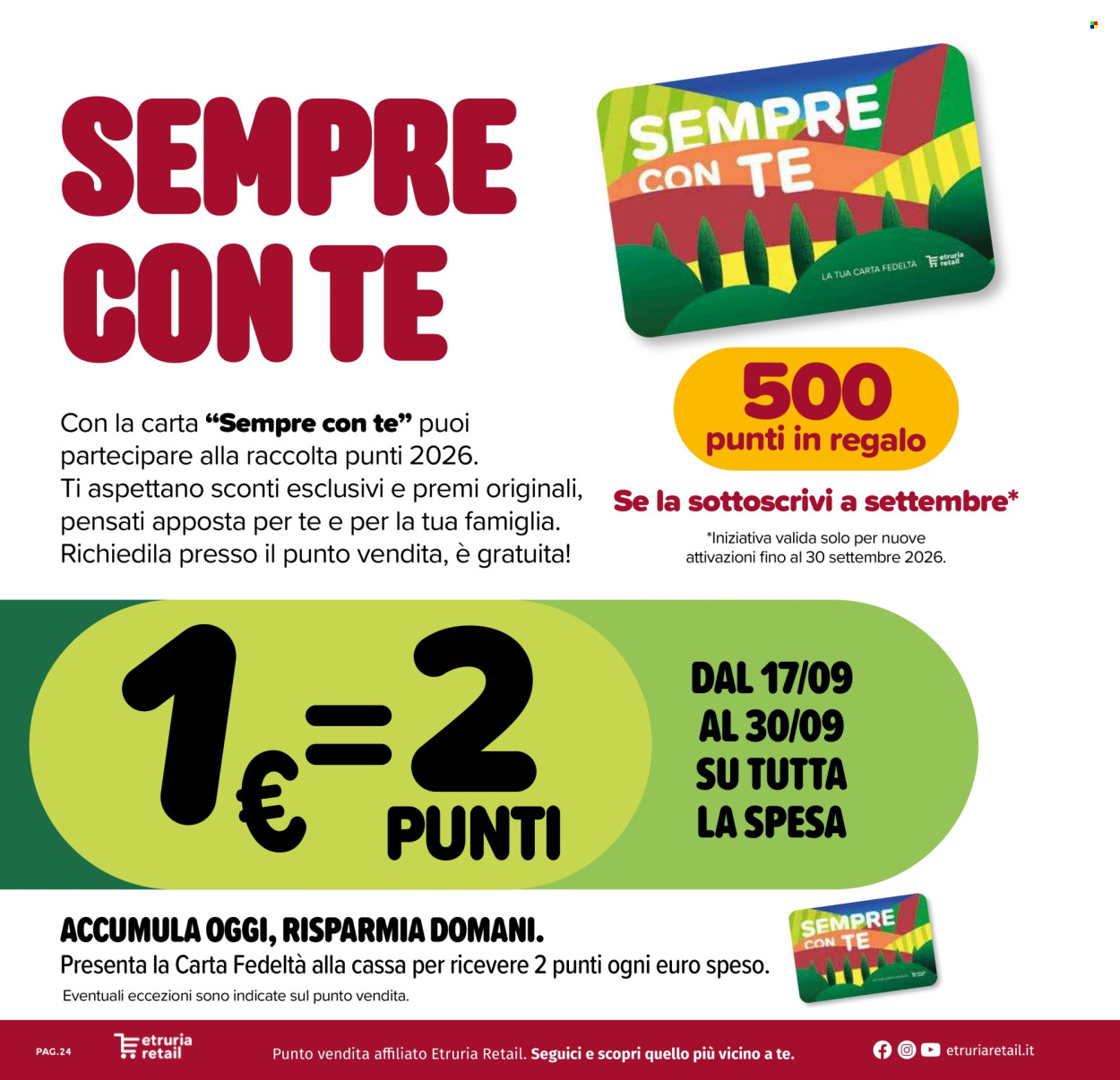 Volantino Famila - 17/9/2026 - 30/9/2026. Pagina 24