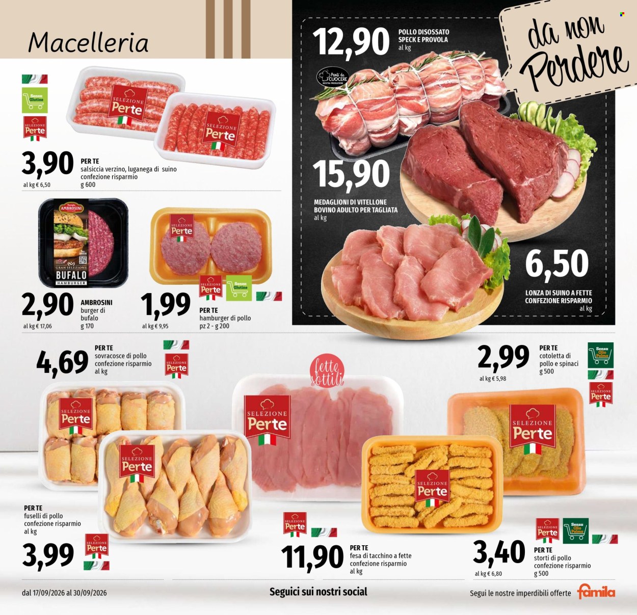 Volantino Famila - 17/9/2026 - 30/9/2026. Pagina 3