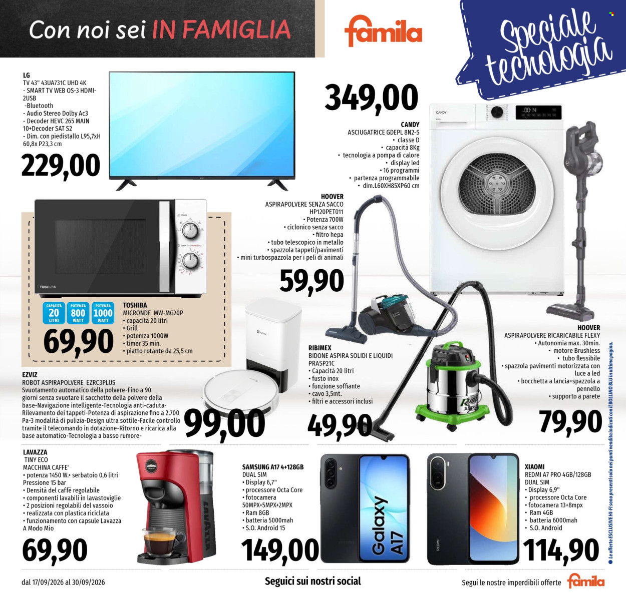 Volantino Famila - 17/9/2026 - 30/9/2026. Pagina 27