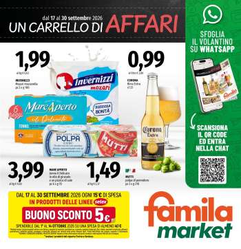Volantino Famila - 17/9/2026 - 30/9/2026.
