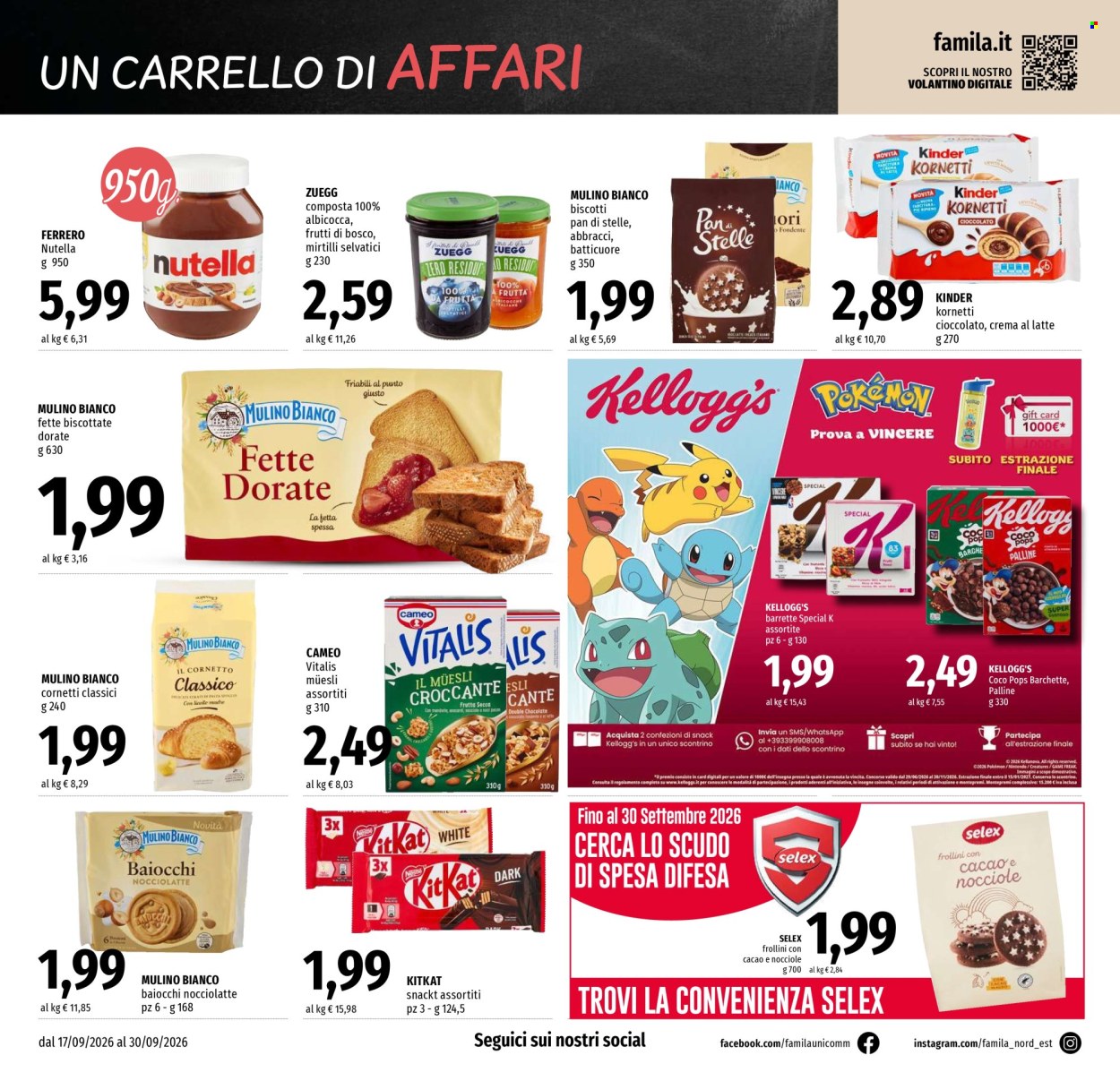 Volantino Famila - 17/9/2026 - 30/9/2026. Pagina 20