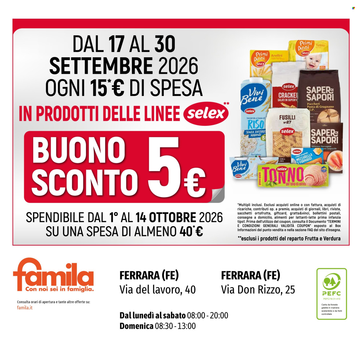 Volantino Famila - 17/9/2026 - 30/9/2026. Pagina 28