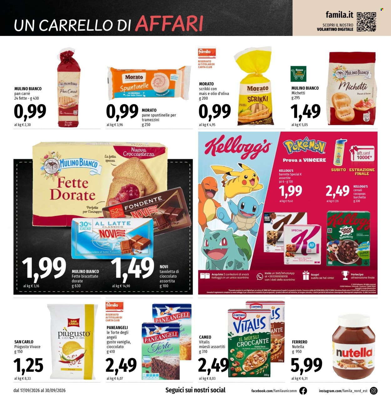 Volantino Famila - 17/9/2026 - 30/9/2026. Pagina 14