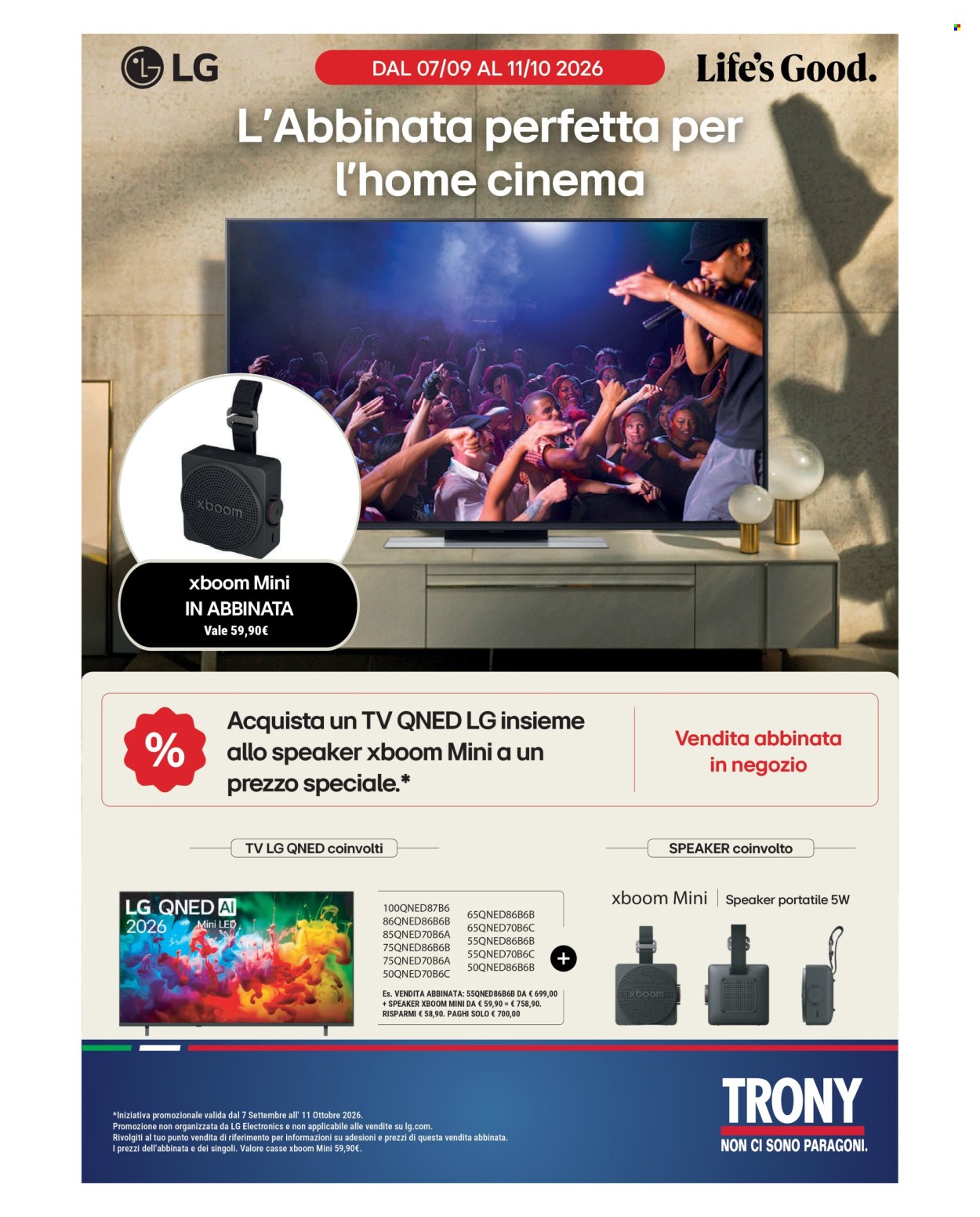 Volantino Trony - 17/9/2026 - 30/9/2026. Pagina 38