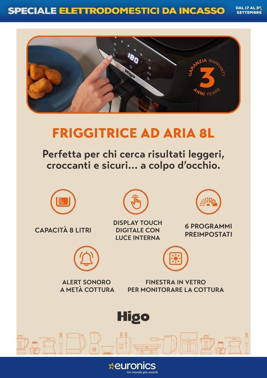 Volantino Euronics - 17/9/2026 - 30/9/2026. Pagina 3