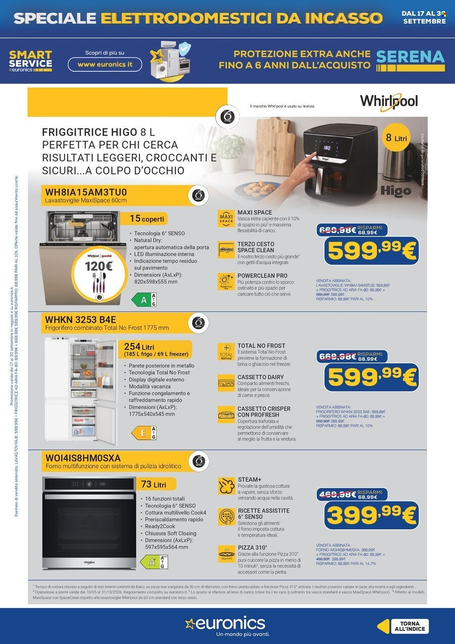 Volantino Euronics - 17/9/2026 - 30/9/2026. Pagina 5