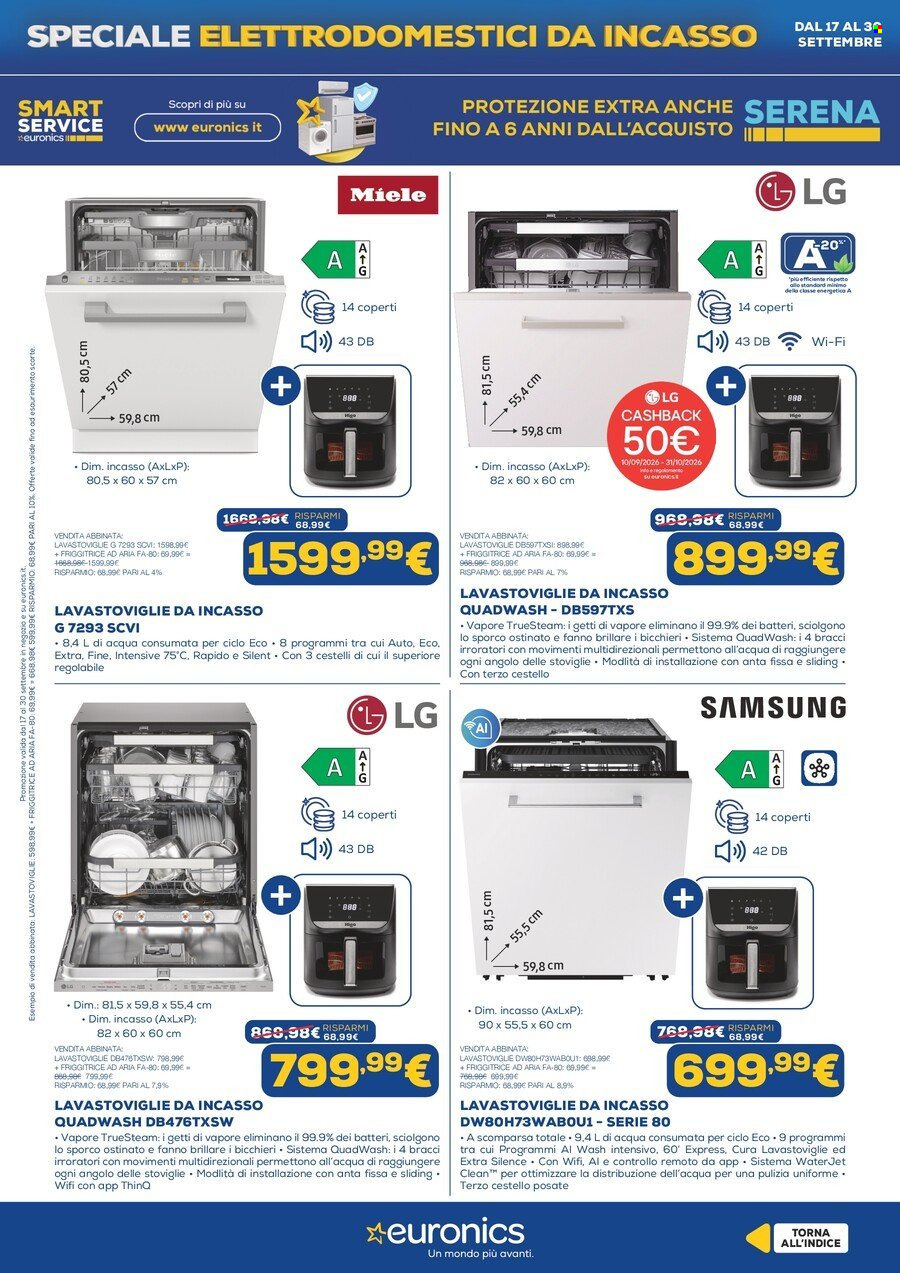 Volantino Euronics - 17/9/2026 - 30/9/2026. Pagina 6