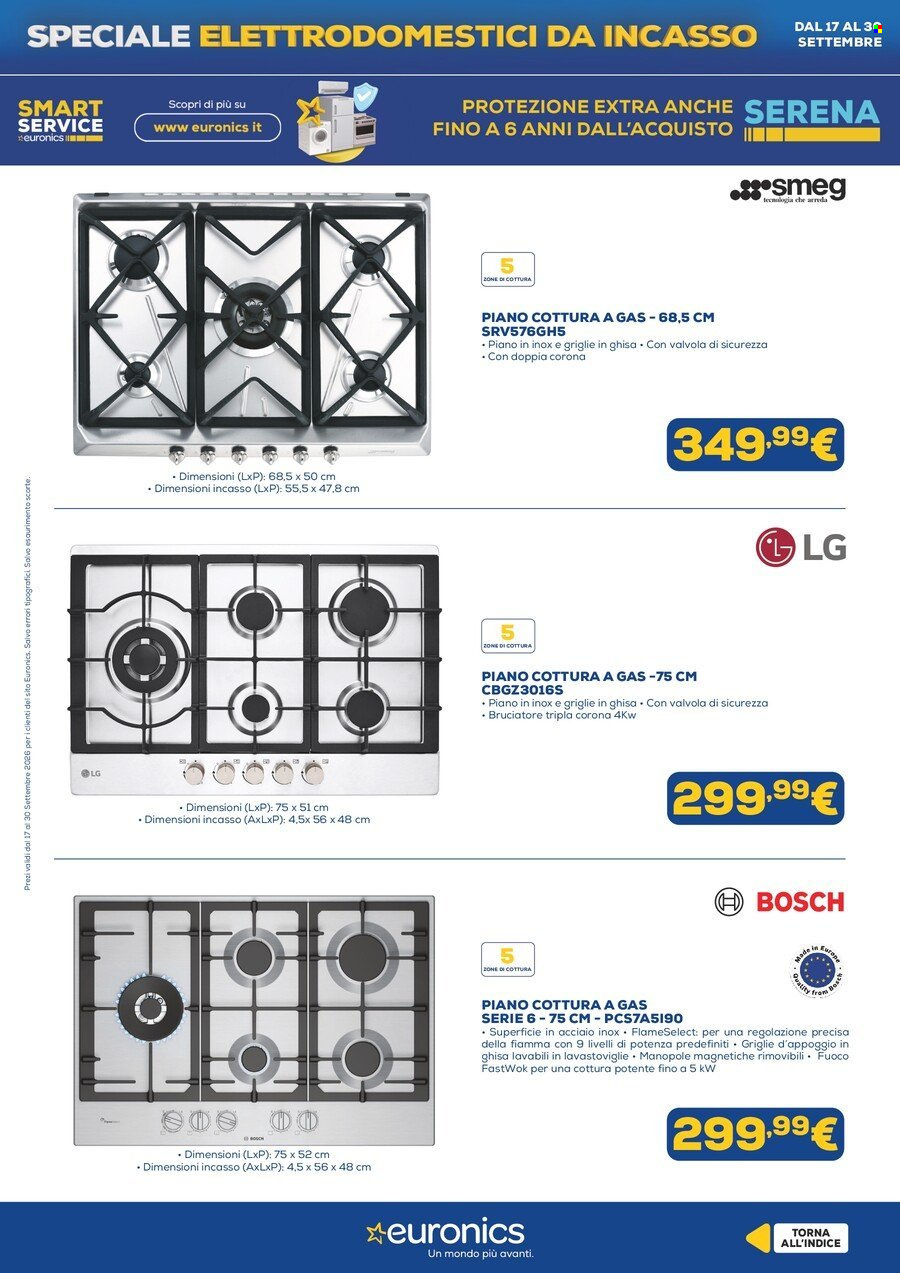 Volantino Euronics - 17/9/2026 - 30/9/2026. Pagina 17