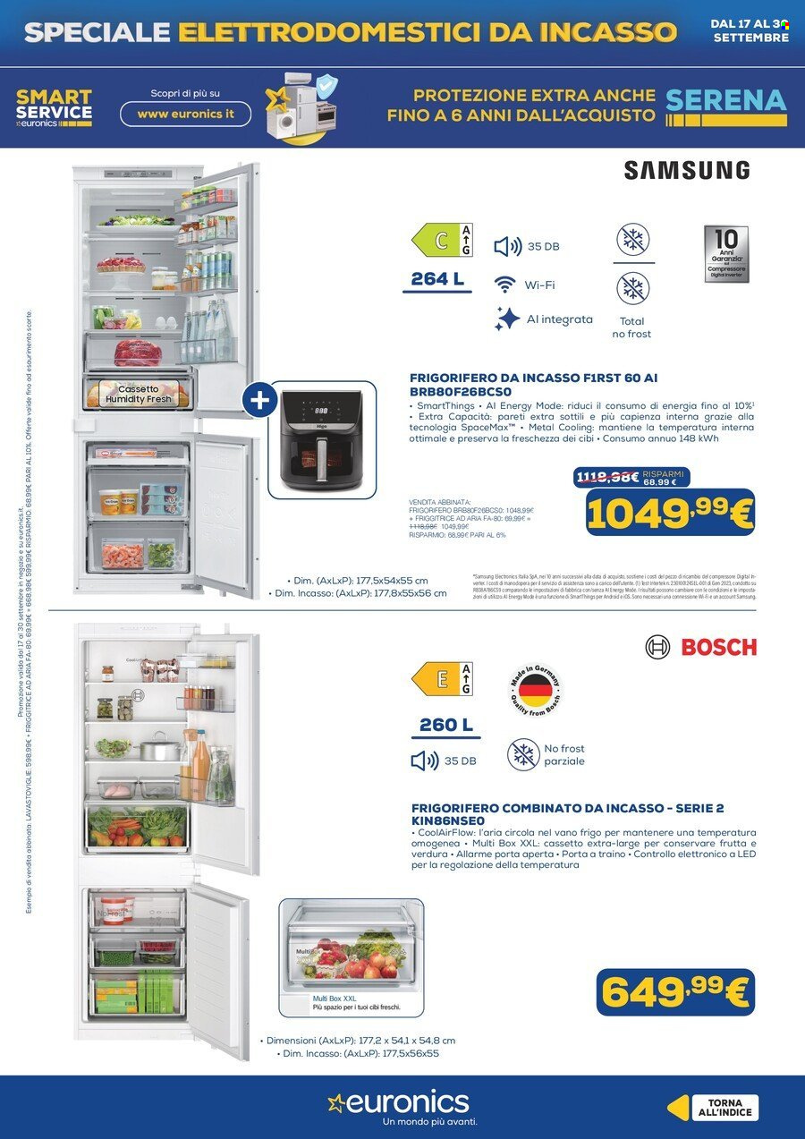 Volantino Euronics - 17/9/2026 - 30/9/2026. Pagina 18