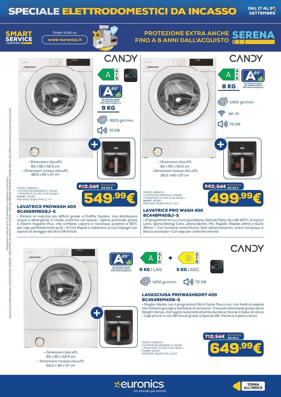 Volantino Euronics - 17/9/2026 - 30/9/2026. Pagina 20