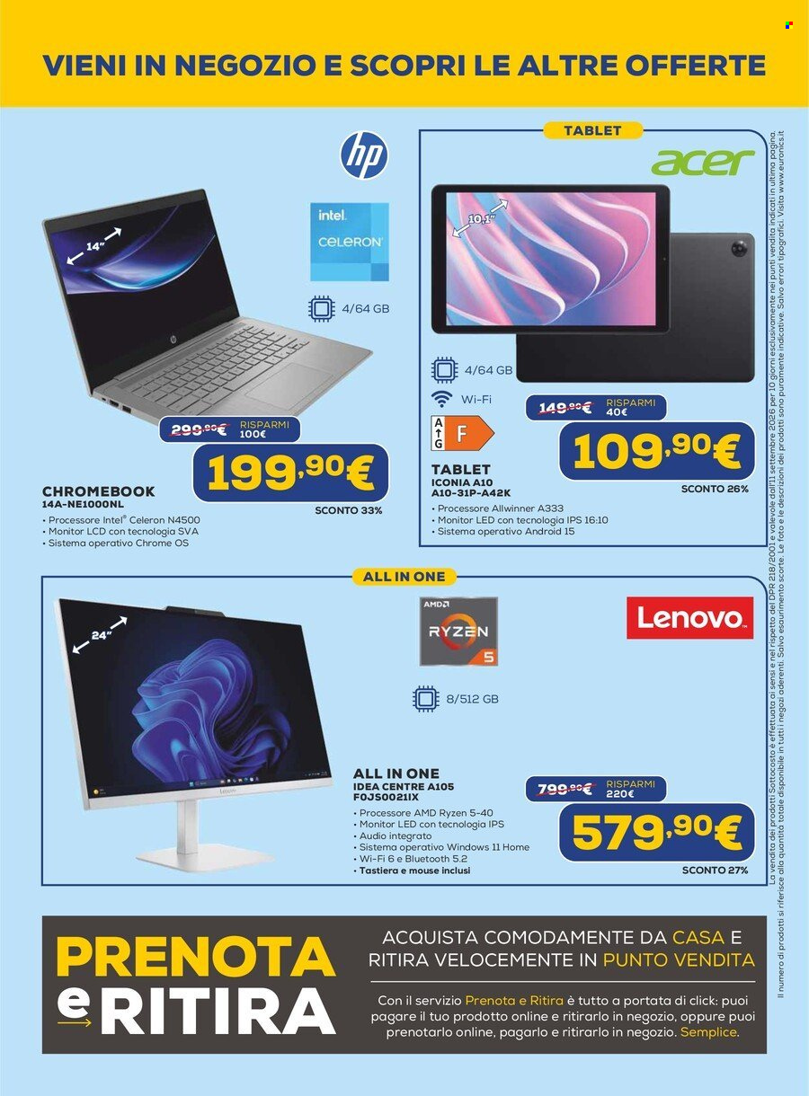 Volantino Euronics - 11/9/2026 - 23/9/2026. Pagina 10