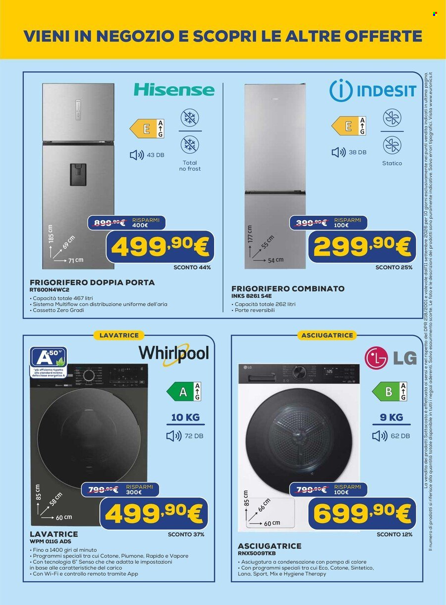 Volantino Euronics - 11/9/2026 - 23/9/2026. Pagina 18