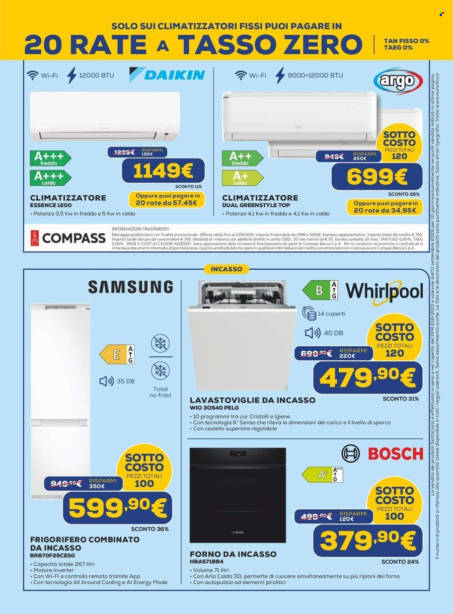 Volantino Euronics - 11/9/2026 - 23/9/2026. Pagina 20