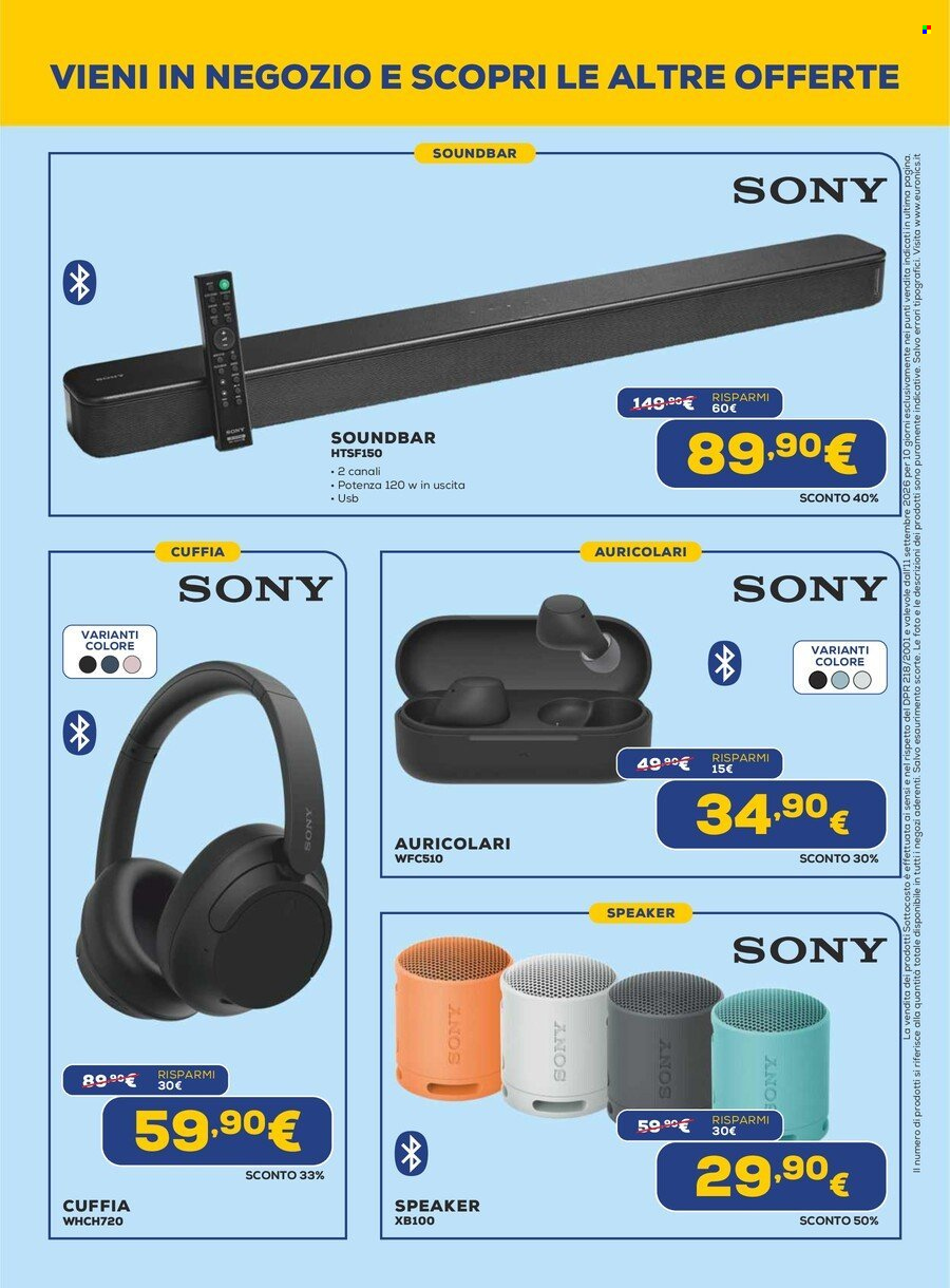 Volantino Euronics - 11/9/2026 - 23/9/2026. Pagina 24