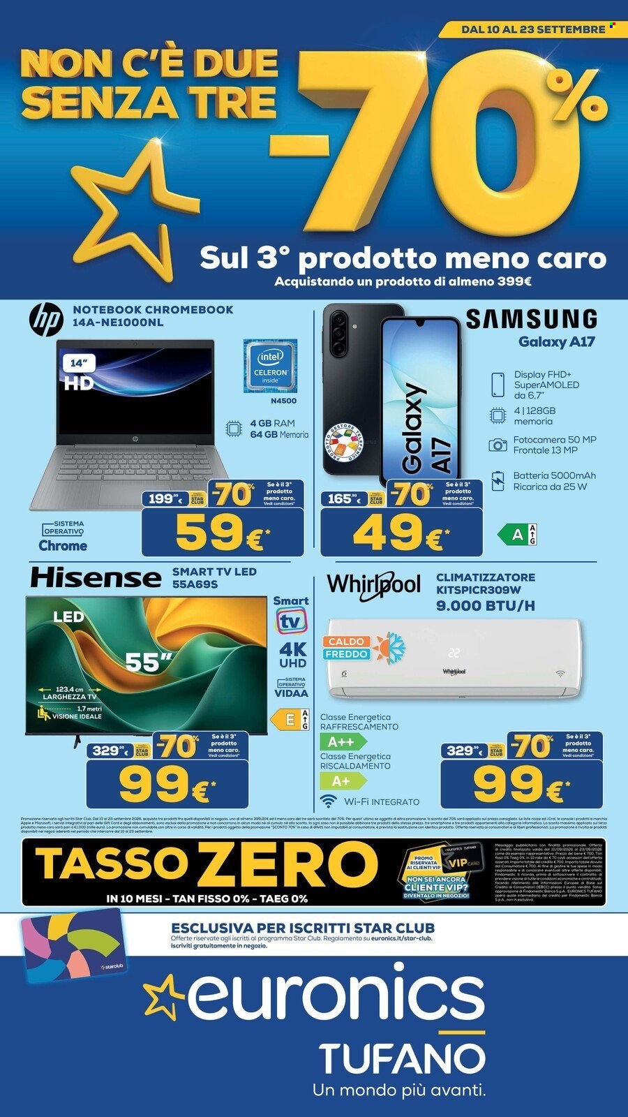 Volantino Euronics - 10/9/2026 - 23/9/2026. Pagina 1
