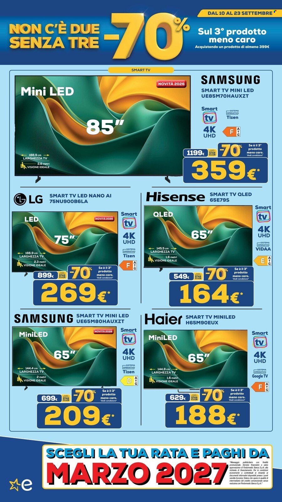 Volantino Euronics - 10/9/2026 - 23/9/2026. Pagina 2