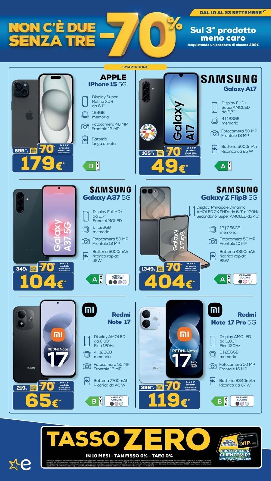 Volantino Euronics - 10/9/2026 - 23/9/2026. Pagina 8