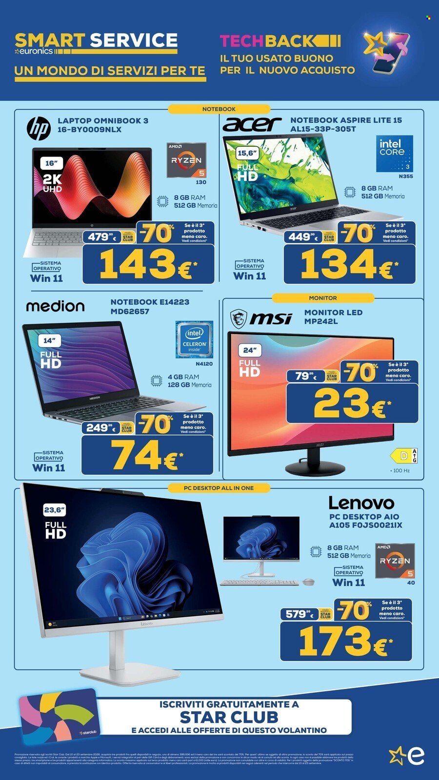 Volantino Euronics - 10/9/2026 - 23/9/2026. Pagina 17