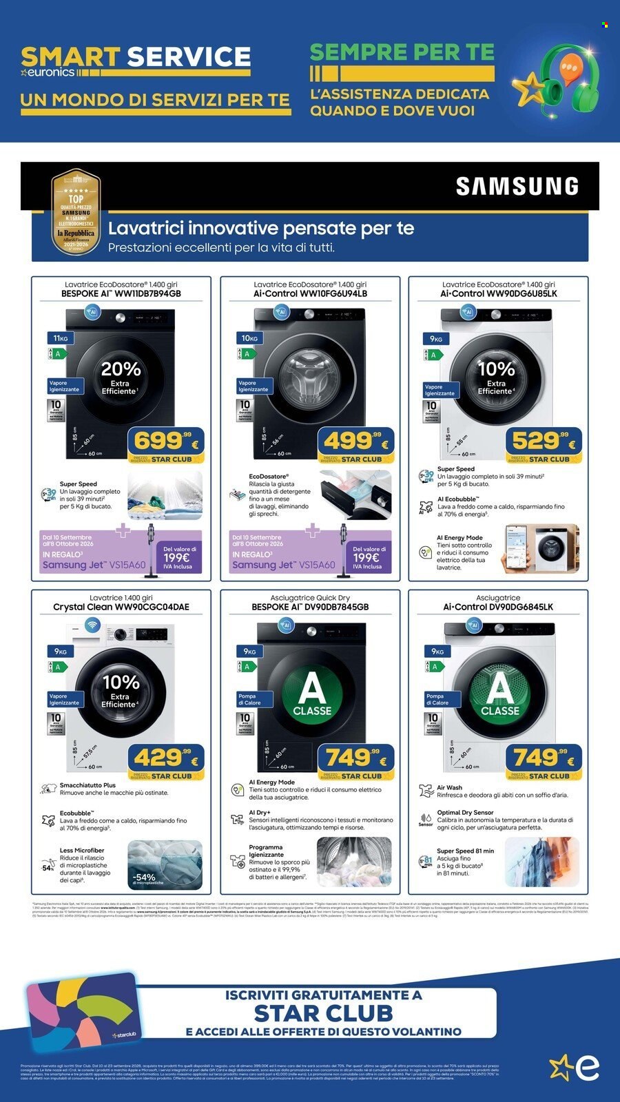 Volantino Euronics - 10/9/2026 - 23/9/2026. Pagina 33