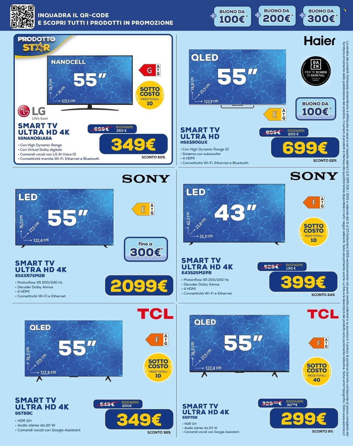 Volantino Euronics - 11/9/2026 - 24/9/2026. Pagina 3