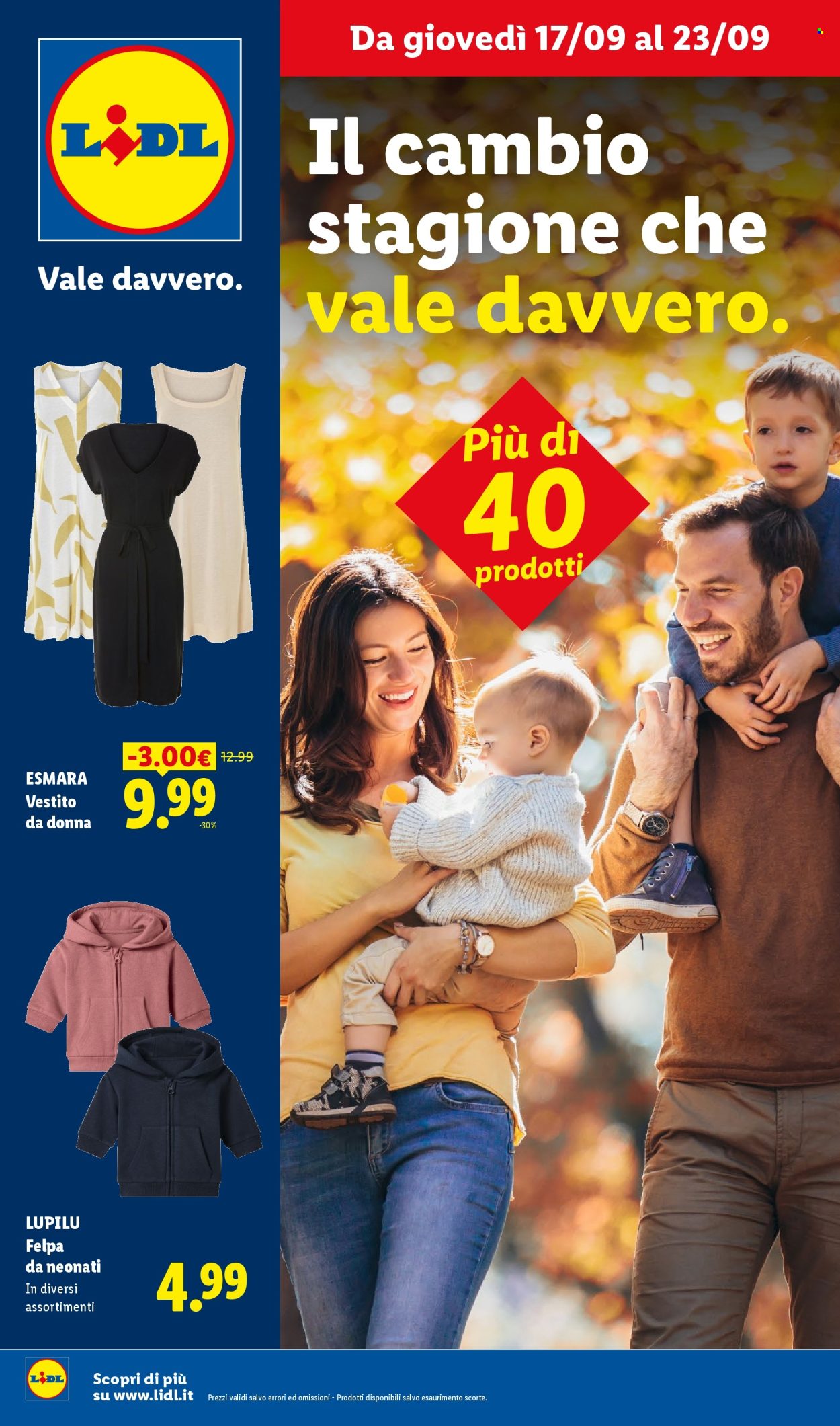 Volantino Lidl - 17/9/2026 - 23/9/2026. Pagina 1
