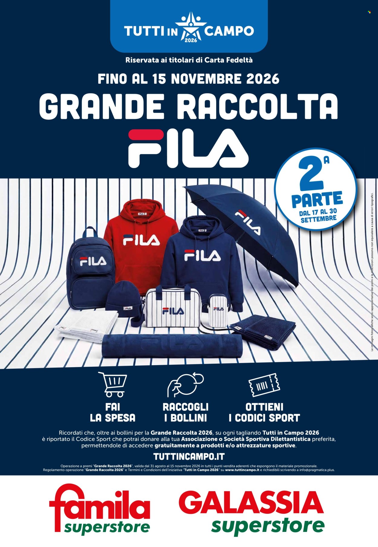 Volantino Famila - 17/9/2026 - 30/9/2026. Pagina 1