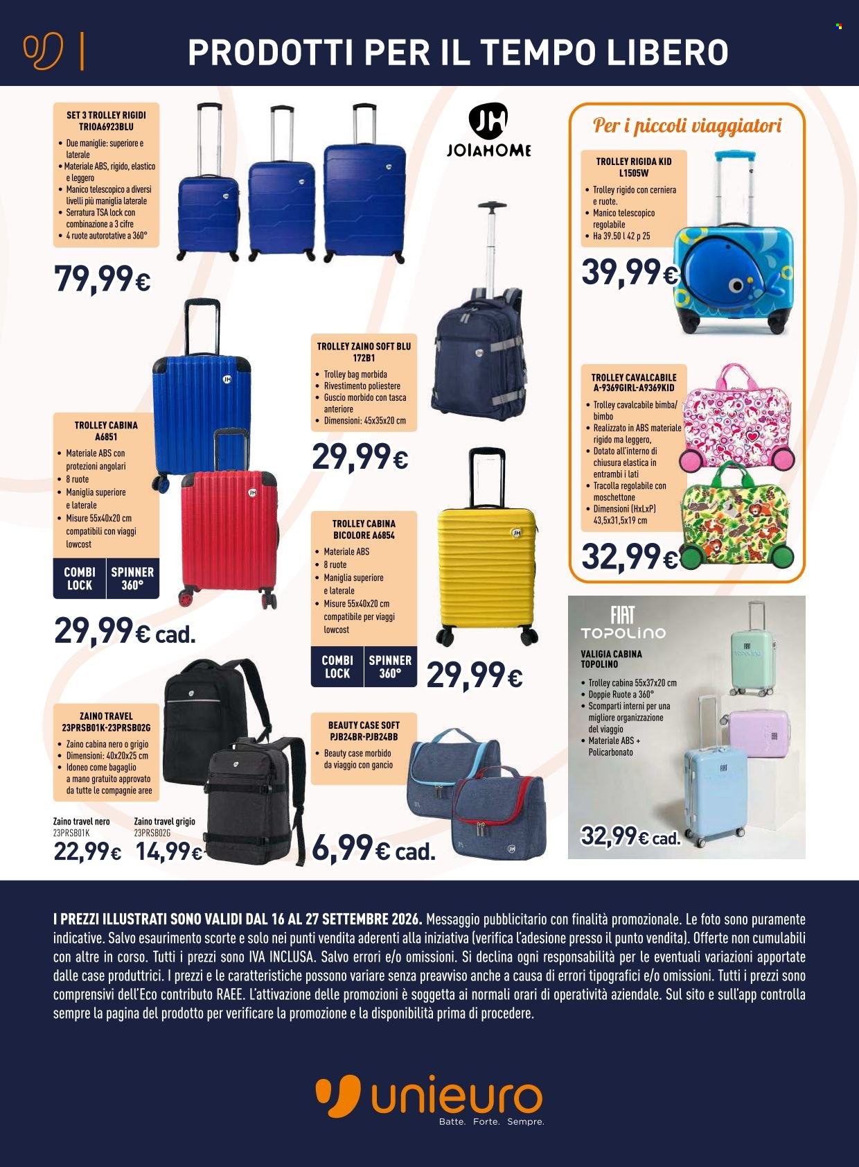 Volantino Unieuro - 16/9/2026 - 27/9/2026. Pagina 23