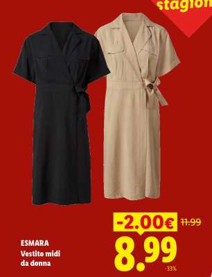 ESMARA Vestito midi da donna