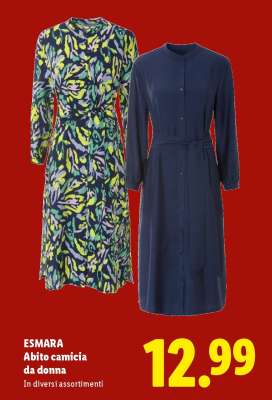 ESMARA Abito camicia da donna