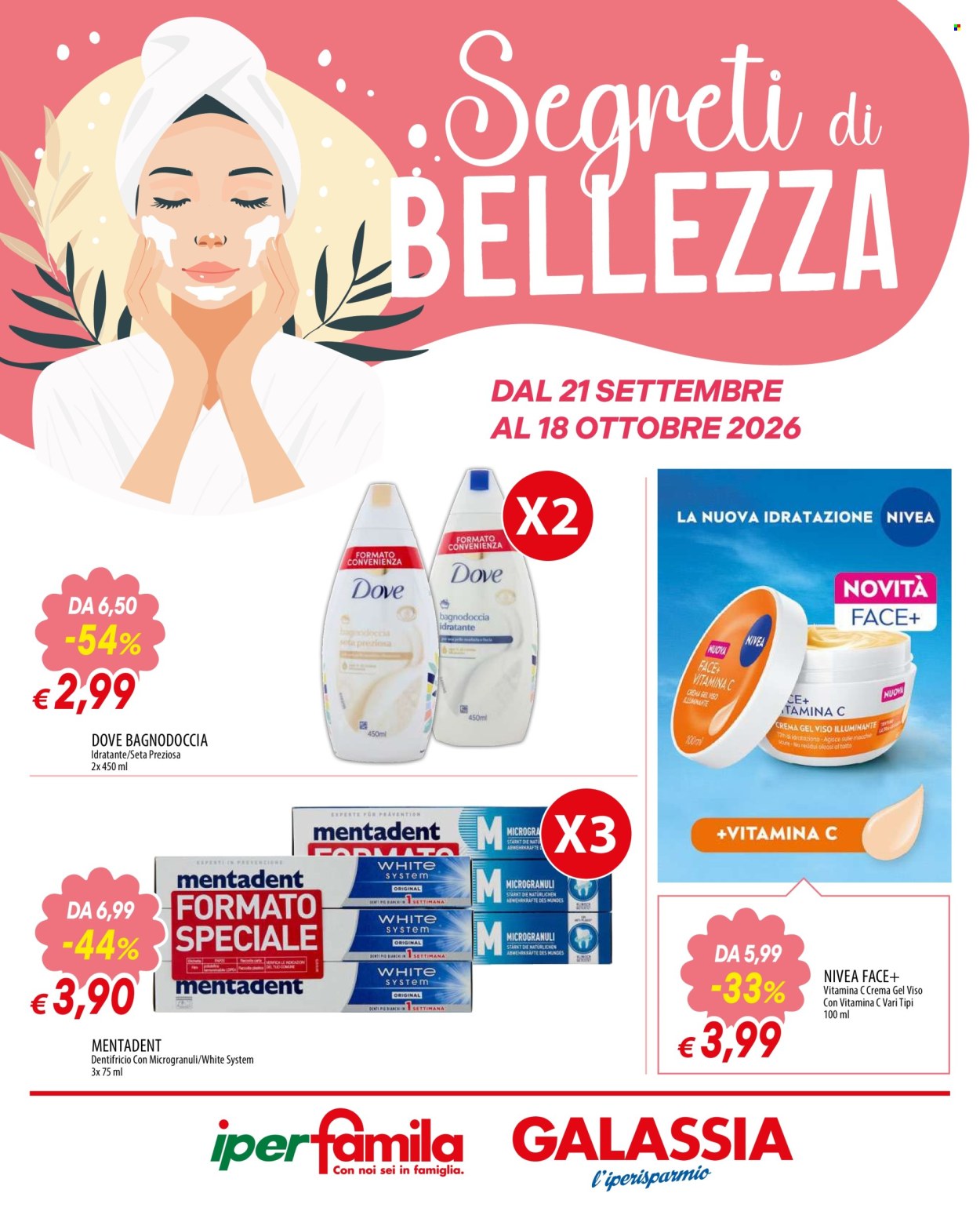 Volantino Famila - 21/9/2026 - 18/10/2026. Pagina 1