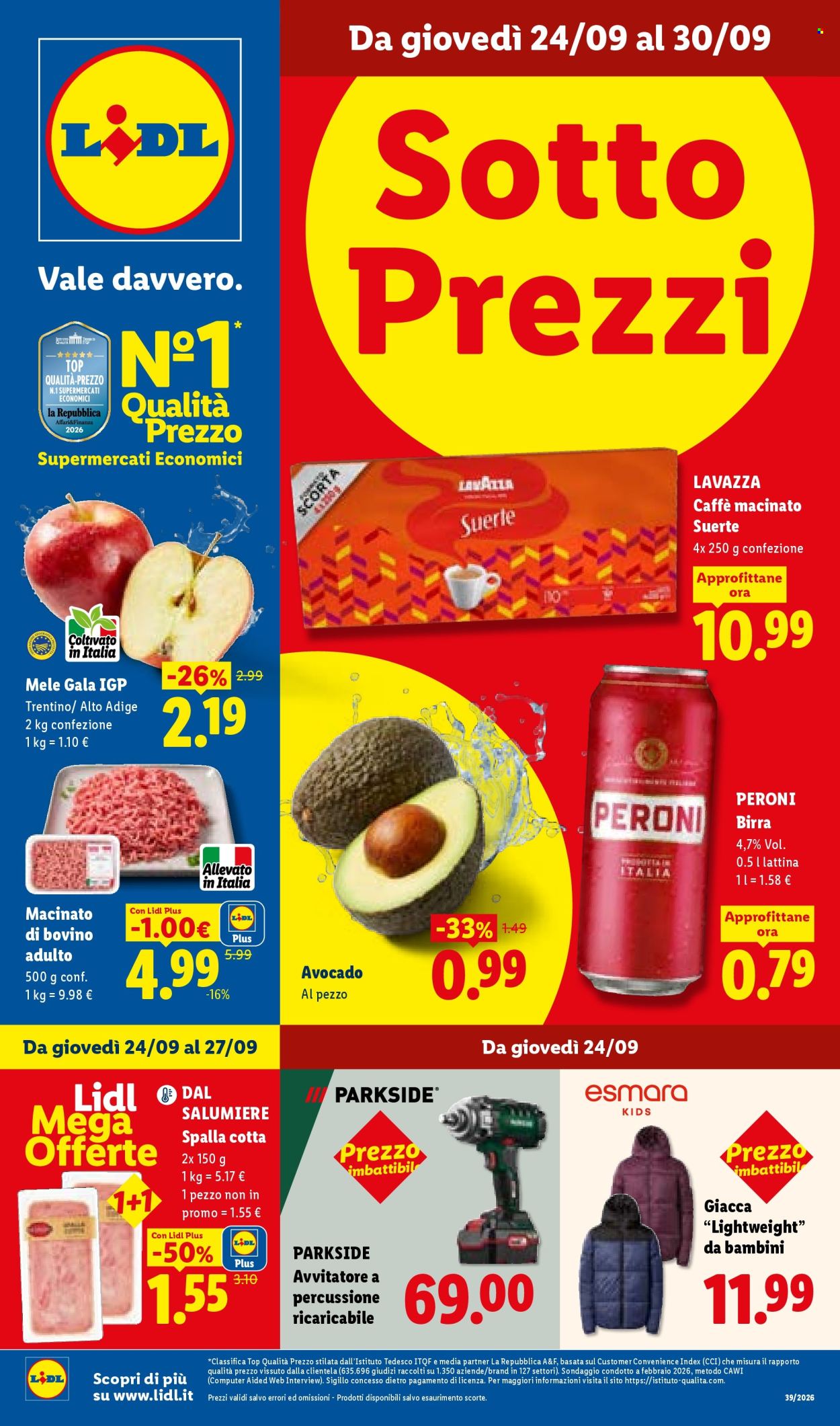 Volantino Lidl - 24/9/2026 - 30/9/2026. Pagina 1