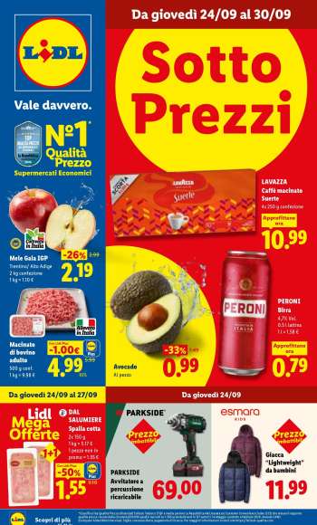 Volantino Lidl - 24/9/2026 - 30/9/2026.